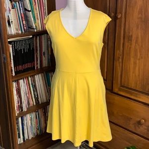 New York & Company Yellow Dress